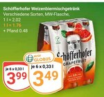 Aktuelles Weizenbiermischgetränk Angebot bei GLOBUS in Koblenz ab 3,49 €