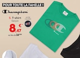 T-shirt garçon - Champion en promo chez Sport 2000 T-shirt garçon - Champion dans le catalogue Sport 2000