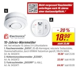 10-Jahres-Warnmelder von Ei Electronics im aktuellen toom Baumarkt Prospekt
