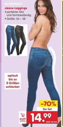 Netto Marken-Discount Windberg - Jeans-Leggings Jeans-Leggings Angebot bei Netto Marken-Discount Windberg im Prospekt "GARANTIERT NIRGENDWO GÜNSTIGER"