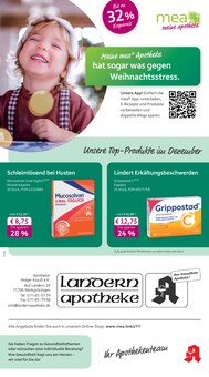 Aktueller mea - meine apotheke Prospekt "Unsere Dezember-Angebote" Seite 1 von 4 Seiten für Markgröningen