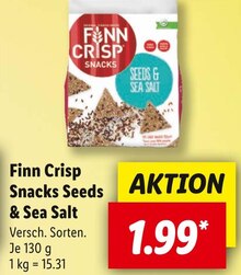 Knabberzeug von Finn Crisp im aktuellen Lidl Prospekt für 1.99€