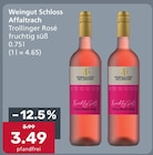 Trollinger Rosé fruchtig süß im Angebot bei Getränke König in Augsburg Trollinger Rosé fruchtig süß Angebote von Weingut Schloss Affaltrach bei Getränke König Augsburg für 3,49 €