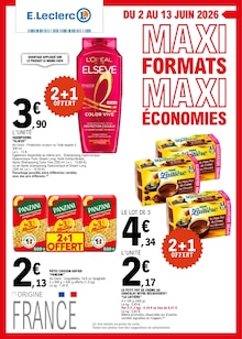 Catalogue E.Leclerc de la semaine 23, "MAXI FORMATS MAXI ÉCONOMIES", page 1, 02/06/2026 - 13/06/2026 Prospectus E.Leclerc en cours, "MAXI FORMATS MAXI ÉCONOMIES", page 1 sur 56