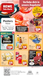 REWE Prospekt "Dein Markt" für Wesel, 26 Seiten, 09.02.2026 - 14.02.2026