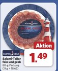 Salami-Teller fein und grob im Angebot bei combi in Aurich Salami-Teller fein und grob Angebote von KÜSTEN GOLD bei combi Aurich für 1,49 €