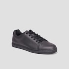 Tennis basses à lacets noir homme en promo chez La Halle Tennis basses à lacets noir homme dans le catalogue La Halle