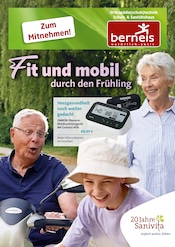 Blutdruckmessgerät im berneis natürlich-aktiv GmbH Prospekt in Freital Aktueller berneis natürlich-aktiv GmbH Prospekt mit Blutdruckmessgerät, "Fit und mobil durch den Frühling", Seite 1