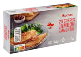 Crêpes Jambon Emmental Surgelées Auchan en promo chez Auchan Supermarché Bagnolet à 3,99 €