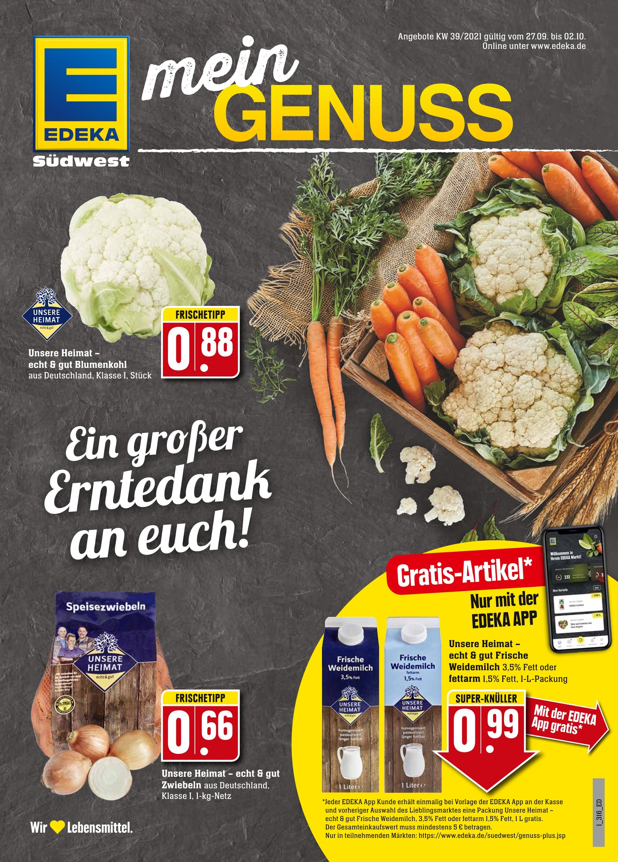 EDEKA Prospekt für Bad Urach mit 53 Seiten EDEKA Prospekt für Bad Urach: "Aktuelle Angebote", 53 Seiten, 27.09.2021 - 02.10.2021