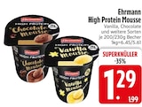 Vanilla High Protein Mousse von Ehrmann im aktuellen EDEKA Prospekt für 1,29 €