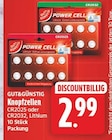 Knopfzellen CR2025 von GUT&GÜNSTIG für 2,99 € bei EDEKA im Angebot Knopfzellen CR2025 von GUT&GÜNSTIG im aktuellen EDEKA Prospekt