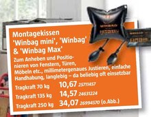 BAUHAUS Ulm - Montagekissen Montagekissen Angebot bei BAUHAUS Ulm im Prospekt "Handzettel KW 36"
