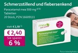 mea - meine apotheke - Paracetamol mea Angebot im Prospekt Paracetamol mea bei mea - meine apotheke im Prospekt "" für 2,40 €