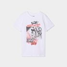 La Halle Rambouillet - Promo T-shirt col rond manches courtes coton blanc garçon Promo T-shirt col rond manches courtes coton blanc garçon à 3,99 € dans le catalogue La Halle à Rambouillet