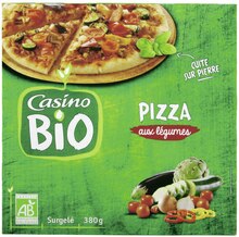 Pizza surgelée aux légumes bio - Géant Casino à Nice Pizza surgelée aux légumes bio en promo chez Géant Casino Nice