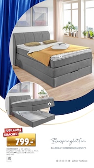 Bett im aktuellen Polstermöbel Fischer Prospekt (Regensburg) Bett im Polstermöbel Fischer Prospekt "JUBILÄUM" mit 27 Seiten (Regensburg)