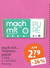 mach mit... Toilettenpapier im tegut Prospekt mach mit... Toilettenpapier von im aktuellen tegut Prospekt für 2,79 €