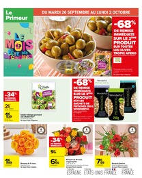 Offre Olives dans le catalogue Carrefour du moment à la page 18