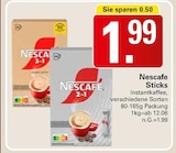 Aktuelle Kaffee Angebote bei WEZ in Bad Oeynhausen Aktuelles Nescafe Sticks Angebot bei WEZ in Bad Oeynhausen ab 1,99 €