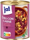 Chili con Carne von ja! für 2,29 € bei REWE im Angebot Chili con Carne von ja! im aktuellen REWE Prospekt