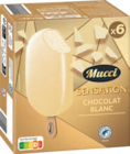 6 BÂTONNETS CHOCOLAT BLANC - MUCCI® en promo chez Aldi 6 BÂTONNETS CHOCOLAT BLANC - MUCCI® dans le catalogue Aldi