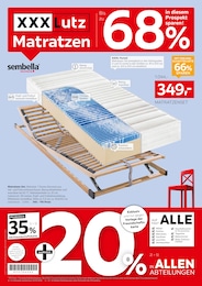 XXXLutz Prospekt "Matratzen", 12 Seiten, 05.09.2026 - 05.09.2026 Aktueller XXXLutz Prospekt, "Matratzen", mit Angeboten der Woche, gültig von 05.09.2026 bis 05.09.2026