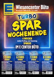 Aktueller E center Supermarkt Prospekt in Wichmar und Umgebung, "TURBO SPAR WOCHENENDE" mit 2 Seiten, 04.07.2025 - 26.07.2025