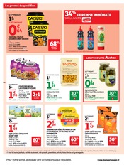 Promos Huile de tournesol dans le catalogue "LA RENTRÉE À PRIX K.O." de Auchan Hypermarché Huile de tournesol en promo dans le catalogue Auchan Hypermarché à la page 48
