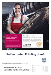 Volkswagen Prospekt für Ehra-Lessien: "Der Frühling startet mit Power", 1 Seite, 01.03.2026 - 31.05.2026