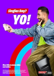 MediaMarkt Saturn Prospekt für Leinfelden-Echterdingen: "Singles Day? YO!", 1 Seite, 10.11.2025 - 13.11.2025