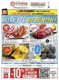 Prospectus Casino Supermarchés "Votre été au zénith !", 40 pages, 27/06/2022 - 10/07/2022