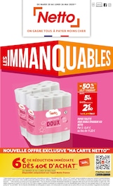 Catalogue Discount Alimentaire Netto en cours à Le Passage et alentours, "LES IMMANQUABLES", 16 pages, 20/05/2025 - 26/05/2025