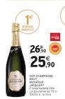 AOP CHAMPAGNE BRUT MOSAÏQUE - JACQUART en promo chez Intermarché Les Ulis à 25,90 €