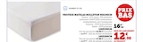 Protège Matelas Molleton - Hyper U à Liévin Protège Matelas Molleton en promo chez Hyper U Liévin à 12,90 €