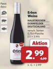 Weine Halbtrocken Dornfelder Angebote von Erben bei combi Dülmen für 2,99 €
