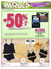 Promotion Multimédia dans le prospectus Géant Casino, valable du 27/03/2023 au 10/04/2023 Promo Multimédia dans le catalogue Géant Casino du moment à la page 4