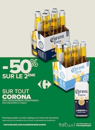 Prix et réduction Corona dans le prospectus Carrefour Proximité en cours Offre Corona dans le catalogue Carrefour Proximité du moment à la page 20