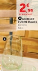 Gobelet Forme Haute en promo chez Super U Besançon à 2,99 €