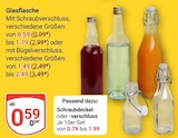 Glasflasche Schraubverschluss im Angebot bei GLOBUS in Zwickau Glasflasche Schraubverschluss Angebote bei GLOBUS Zwickau für 0,59 €