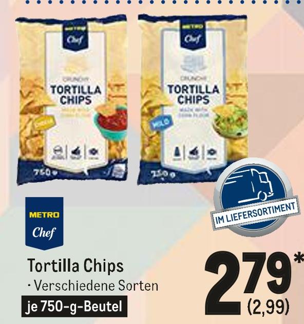 Metro Crailsheim - Tortilla Chips Tortilla Chips Angebot bei Metro Crailsheim im Prospekt Gastro-Journal