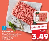 Aktuelles Hackfleisch gemischt Angebot bei Kaufland in Remscheid ab 3,49 €