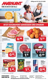 Red Bull im Markant Nordwest Prospekt in Osnabrück Aktueller Markant Nordwest Prospekt mit Red Bull, "DER MARKT FÜR GUTES ESSEN UND TRINKEN", Seite 1