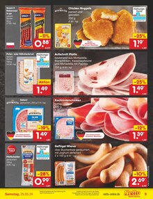 Wurstaufschnitt im Netto Marken-Discount Prospekt "Aktuelle Angebote" mit 55 Seiten (Wuppertal)
