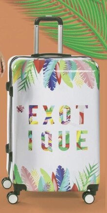 Géant Casino Bordeaux - Valise exotique Promo Valise exotique dans le catalogue Géant Casino "Le salon du bagage" à Bordeaux