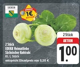 EDEKA - Sächsischer Kohlrabi Angebot im Prospekt Sächsischer Kohlrabi bei EDEKA im Prospekt "" für 0,50 €