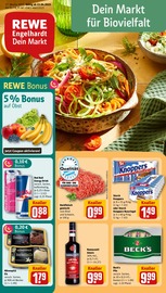 Bier im REWE Prospekt in Roth Aktueller REWE Prospekt mit Bier, "Dein Markt", Seite 1