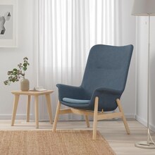 IKEA Peine - IKEA VEDBO Sessel mit hoher Rückenlehne Gunnared blau Gunnared blau IKEA VEDBO Sessel mit hoher Rückenlehne Gunnared blau Gunnared blau Angebot bei IKEA Peine im Prospekt "Click & Collect: Jetzt bestellen und abholen!"