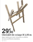 Chevalet de sciage H 1,05 m en promo chez Espace Emeraude Cholet à 29,90 €