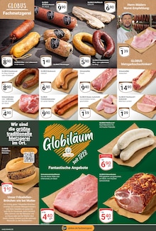Wurst im GLOBUS Prospekt "Aktuelle Angebote" mit 27 Seiten (Halle (Saale))
